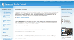 Desktop Screenshot of humanismosecular.org